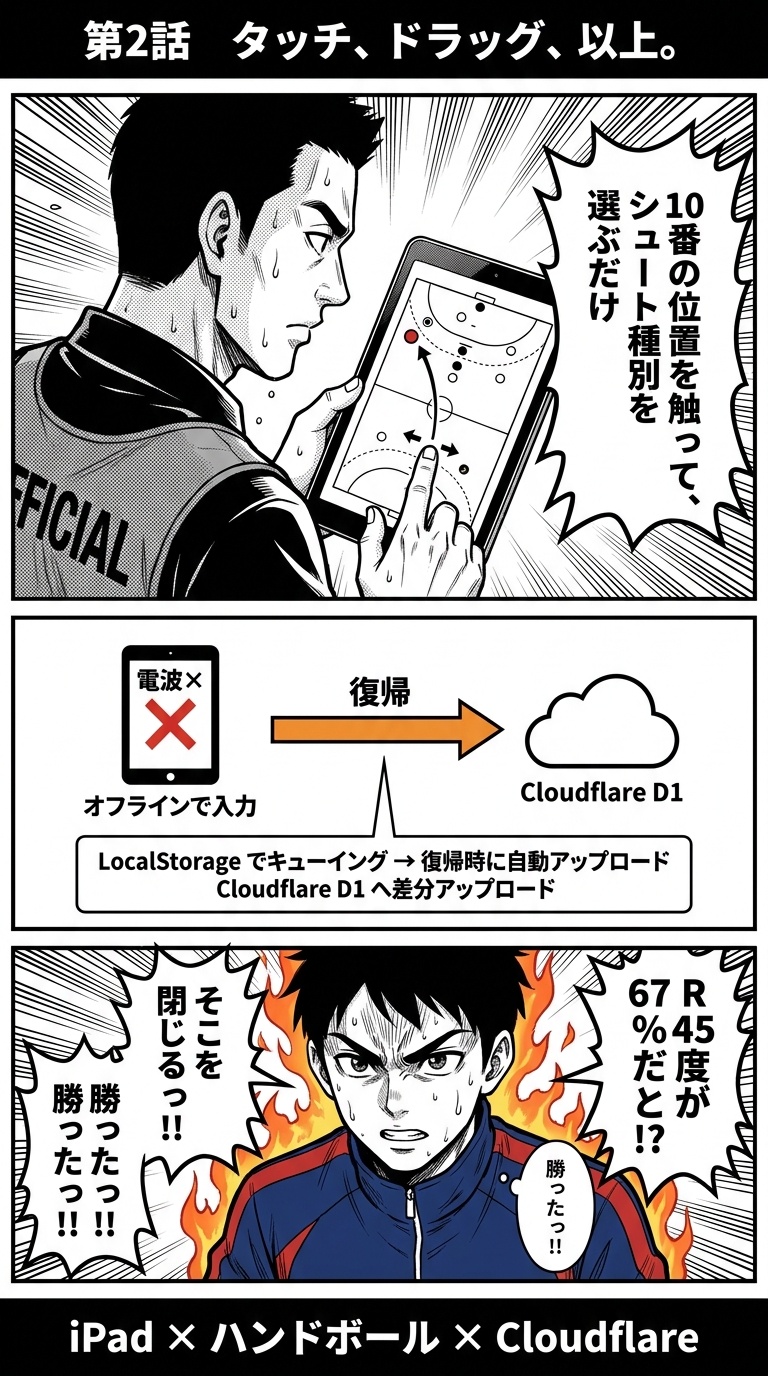 第2話 タッチ、ドラッグ、以上。